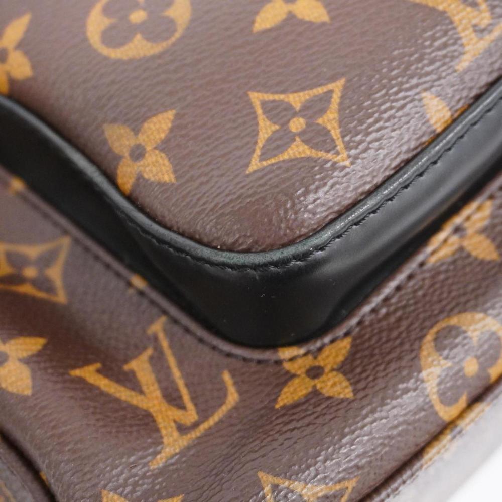 LOUIS VUITTON Rucksack Monogram Macassar Josh M41530 Brown Men's - Picture 6 of 10